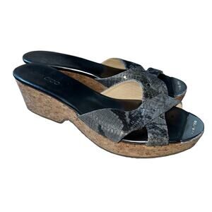 Jimmy Choo Wedge Platform Sandals Shoes Women’s 38.5 US 8.5